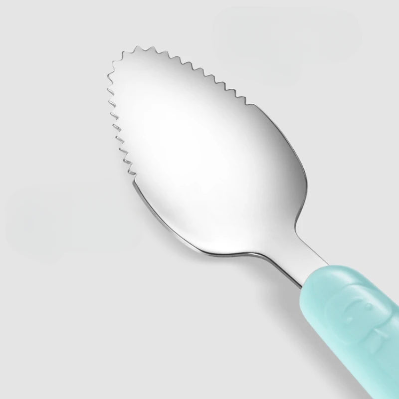 BebeSpoon: Stainless Steel and Silicone Baby Spoon