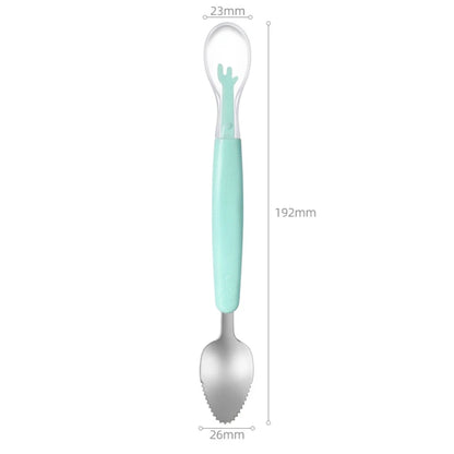 BebeSpoon: Stainless Steel and Silicone Baby Spoon