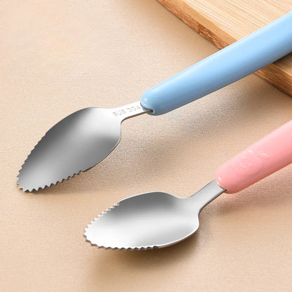 BebeSpoon: Stainless Steel and Silicone Baby Spoon